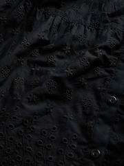 Gap Black DÔEN Eyelet Maxi Dress - Image 7 of 7