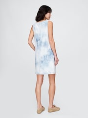 Gap Blue UltraSoft V-Neck Denim Mini Dress - Image 2 of 5