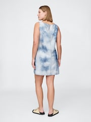 Gap Blue UltraSoft V-Neck Denim Mini Dress - Image 5 of 5