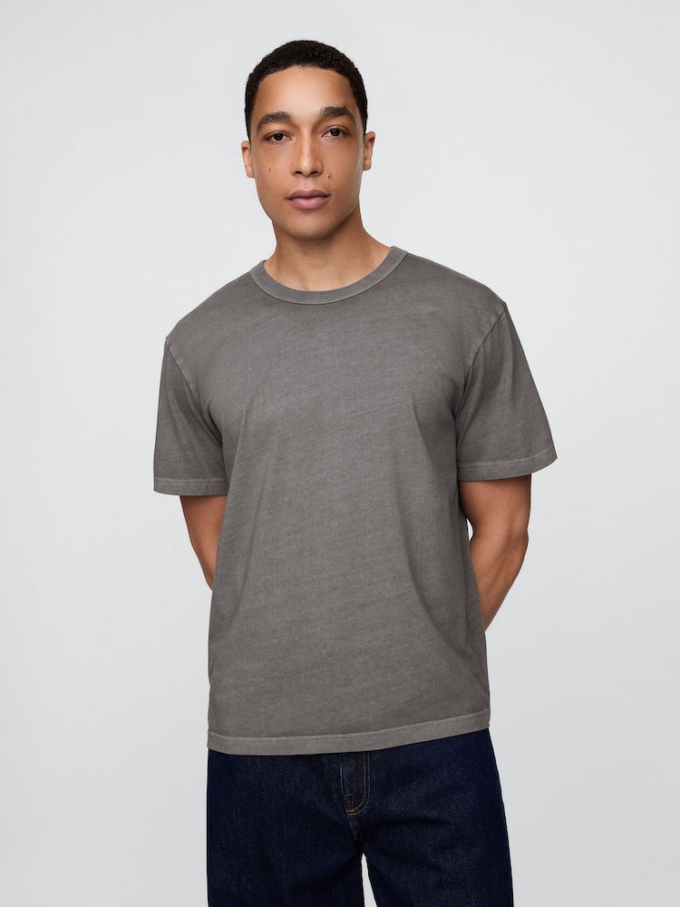 Gap Grey Original Short Sleeve T-Shirt - Image 1 of 5