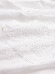 Gap White DÔEN Eyelet Short Sleeve Shirt - Image 7 of 7