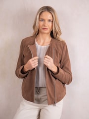 Lakeland Leather Brown Suede Sawrey Jacket - Image 1 of 9