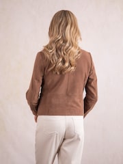 Lakeland Leather Brown Suede Sawrey Jacket - Image 4 of 9