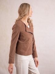 Lakeland Leather Brown Suede Sawrey Jacket - Image 5 of 9