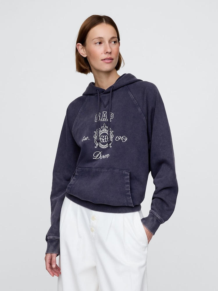 Pull à Capuche Garçon Gap – Gris, Coton, Taille XL – Occasion Parfait Etat