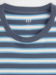 Синий - Футболка с круглым вырезом Gap - Image 5 of 5