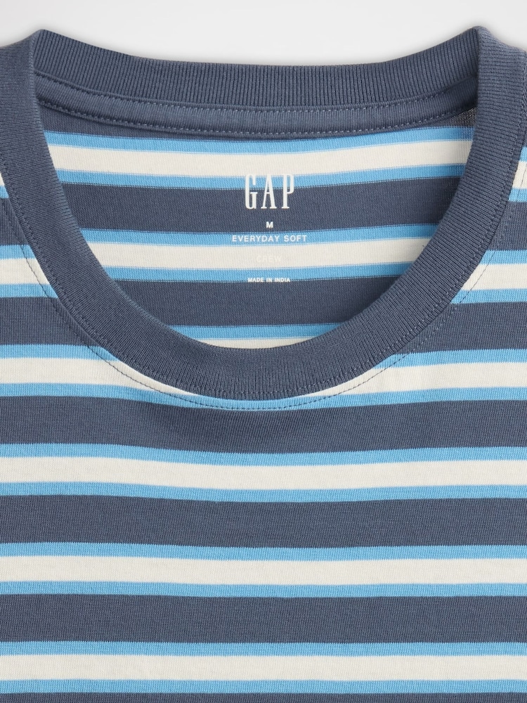 Синий - Футболка с круглым вырезом Gap - Image 5 of 5