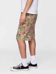 Gap Green Floral Canvas Shorts - Image 3 of 9