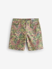Gap Green Floral Canvas Shorts - Image 5 of 9