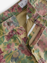 Gap Green Floral Canvas Shorts - Image 7 of 9