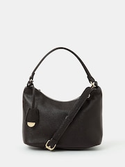 Accessorize Black Scoop Faux Leather Handbag - Image 1 of 5