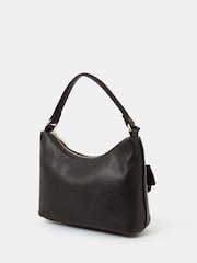 Accessorize Black Scoop Faux Leather Handbag - Image 2 of 5