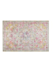 Hug Rug Beige Pink and Blue Britsh Made Washable Neo Classical Rug - Image 3 of 6