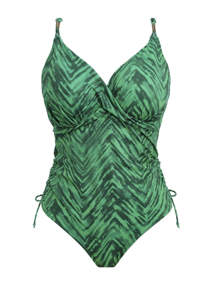 Fantasie Green Punta Mita Underwire Plunge Swimsuit - Image 6 of 6 Fantasie Green Punta Mita Underwire Plunge Swimsuit - Image 6 of 6