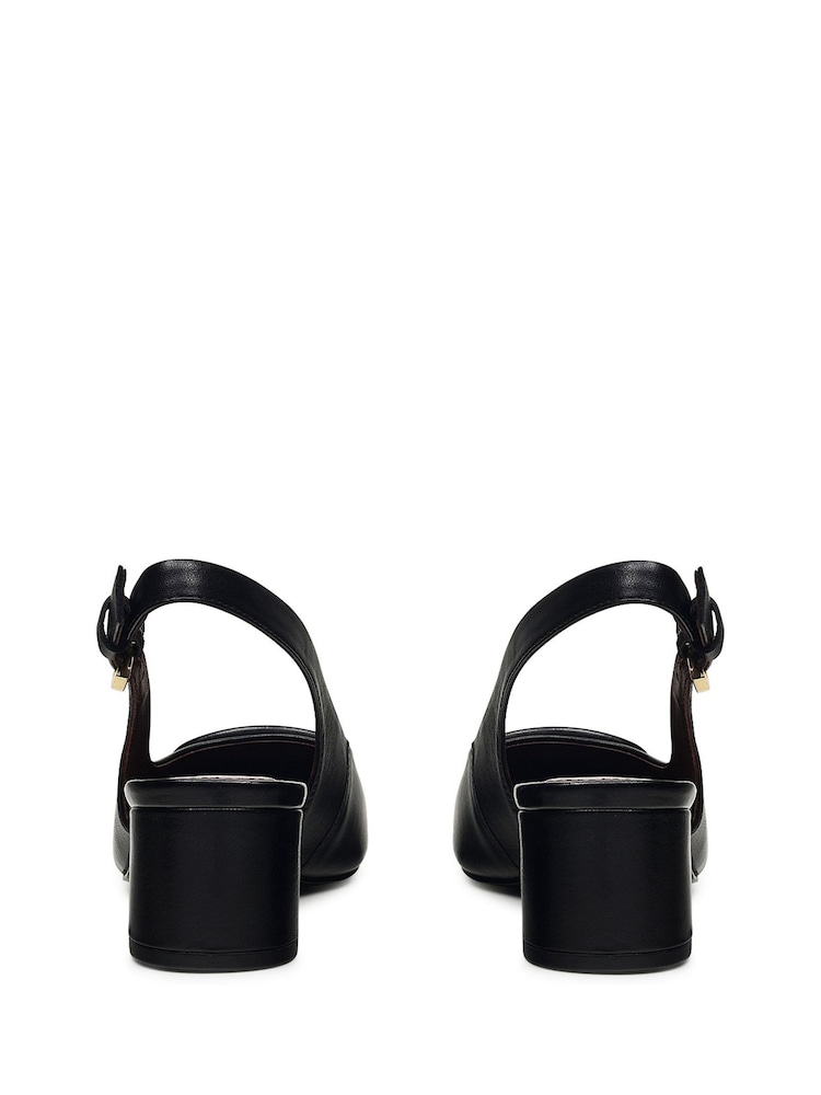črna - Radley Grosvenor Arcade Heeled Slingback Čevlji - Slika 2 iz 3 črna - Radley Grosvenor Arcade Heeled Slingback Čevlji - Slika 2 iz 3