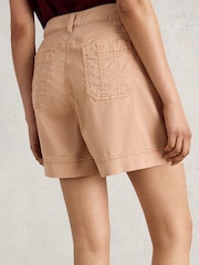White Stuff Brown Mollie Combat Shorts - Image 2 of 6