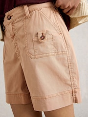White Stuff Brown Mollie Combat Shorts - Image 4 of 6