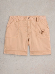 White Stuff Brown Mollie Combat Shorts - Image 5 of 6