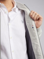 U.S. Polo Assn. Grey Mens Blend Classic Bomber Jacket - Image 5 of 12