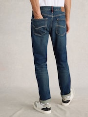 أزرق - White Stuff Eastwood Zip Fly Straight Jeans - صورة 2 من 7