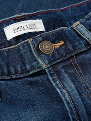 أزرق - White Stuff Eastwood Zip Fly Straight Jeans - صورة 7 من 7