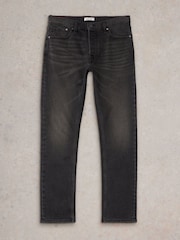 Черный - White Stuff Eastwood Zip Fly Straight Jeans - Изображение 5 из 6