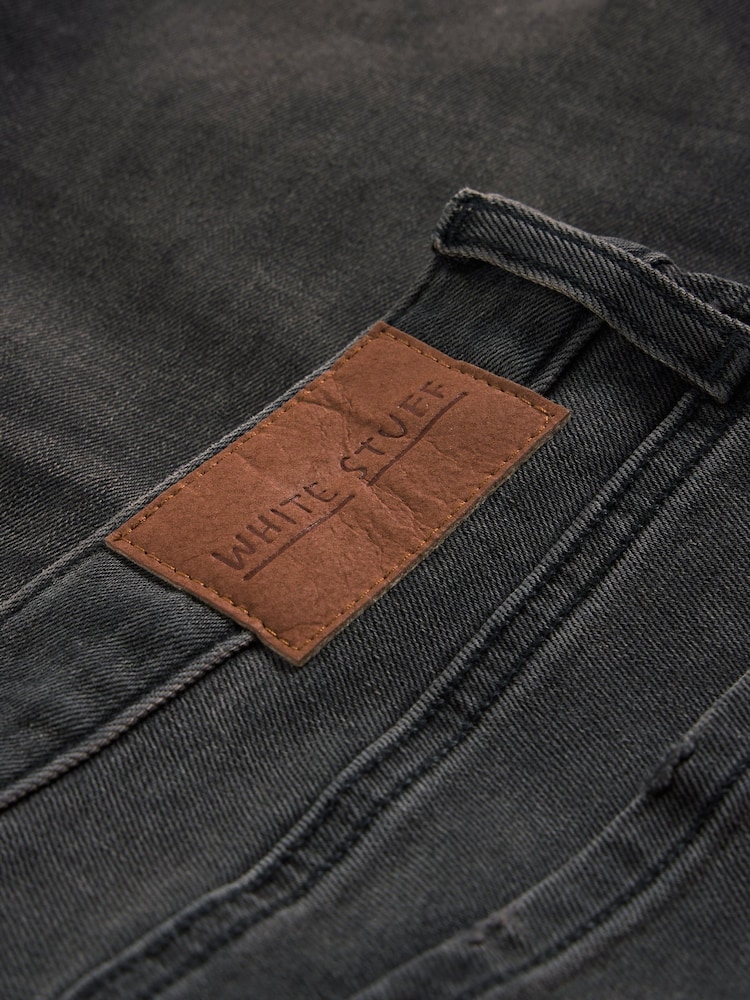 Черный - White Stuff Eastwood Zip Fly Straight Jeans - Изображение 6 из 6