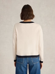 White Stuff Natural Charlotte 100% Organic Cotton Cardigan - Image 2 of 6