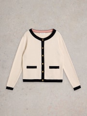 White Stuff Natural Charlotte 100% Organic Cotton Cardigan - Image 5 of 6