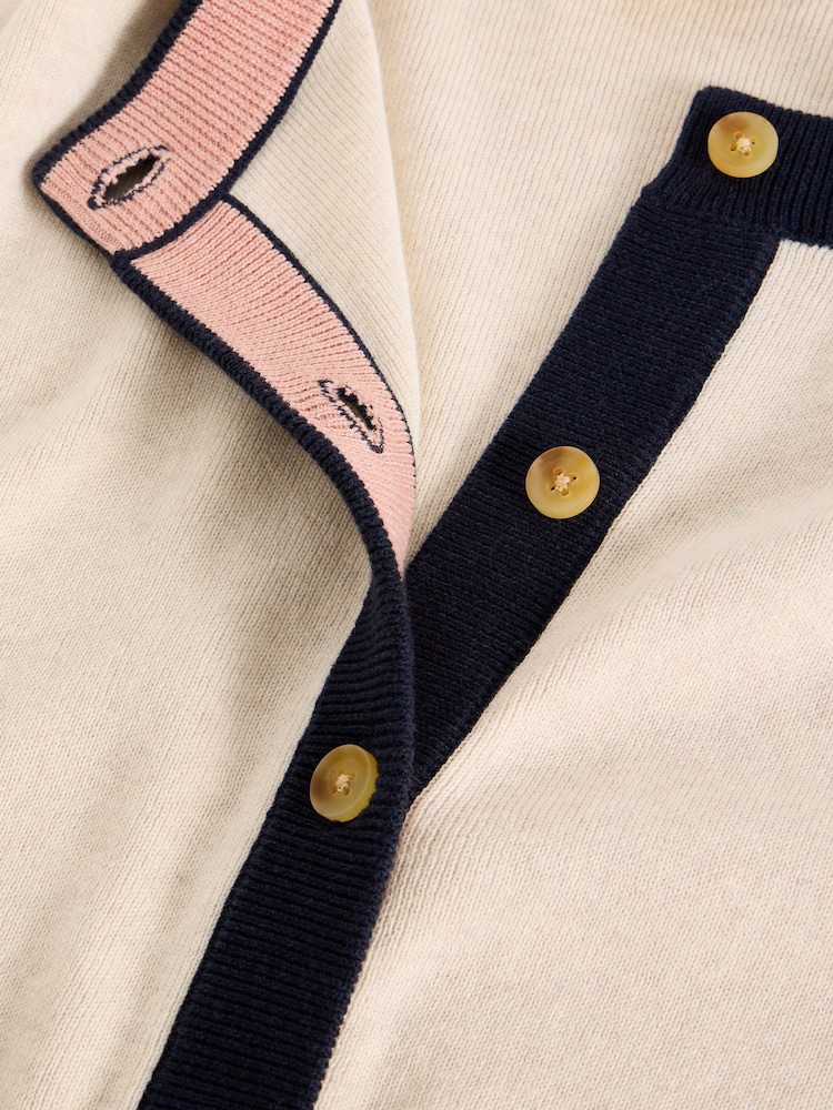 White Stuff Natural Charlotte 100% Organic Cotton Cardigan - Image 6 of 6
