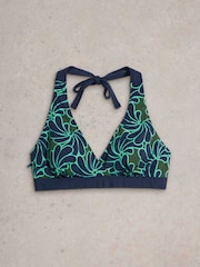 White Stuff Green Sunshine Reversible Bikini Top - Image 5 of 7