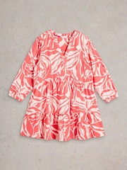 White Stuff Red Marta 100% Cotton Tunic - Image 5 of 6