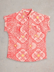White Stuff Pink Ellie 100% Organic Cotton Shirt - Image 7 of 7