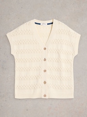 White Stuff White Tessa 100% Organic Cotton Tank - Image 5 of 6