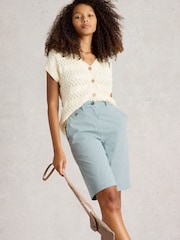 Azul claro - White Stuff Hayley Chinos Shorts - Imagen 3 de 6