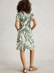 White Stuff Green Ria Jersey Shirt Dress - Image 2 of 6