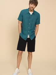 White Stuff Black Sutton Chinos Shorts - Image 1 of 7