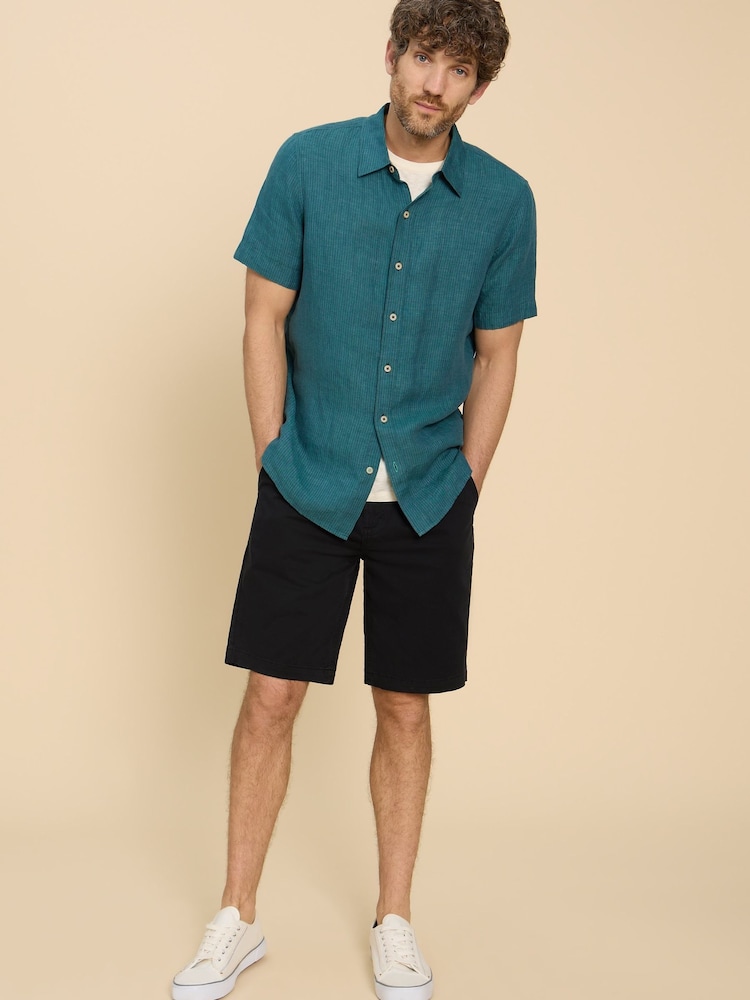 White Stuff Black Sutton Chinos Shorts - Image 1 of 7
