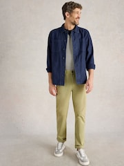 White Stuff Green Sutton Chinos Trousers - Image 1 of 6