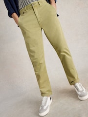 White Stuff Green Sutton Chinos Trousers - Image 2 of 6
