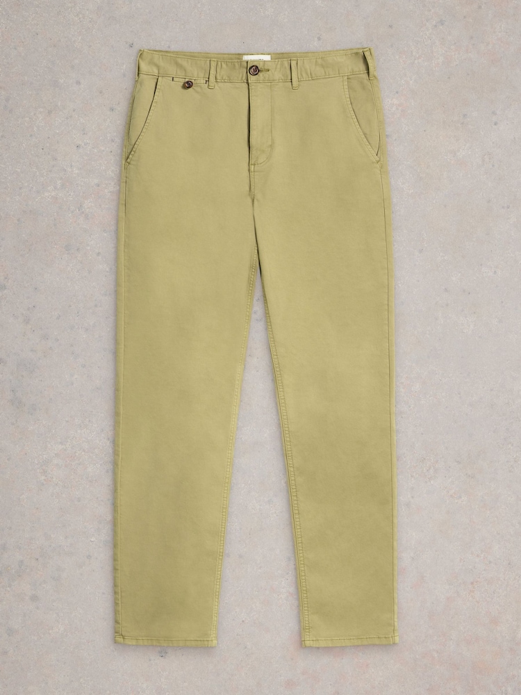 White Stuff Green Sutton Chinos Trousers - Image 5 of 6