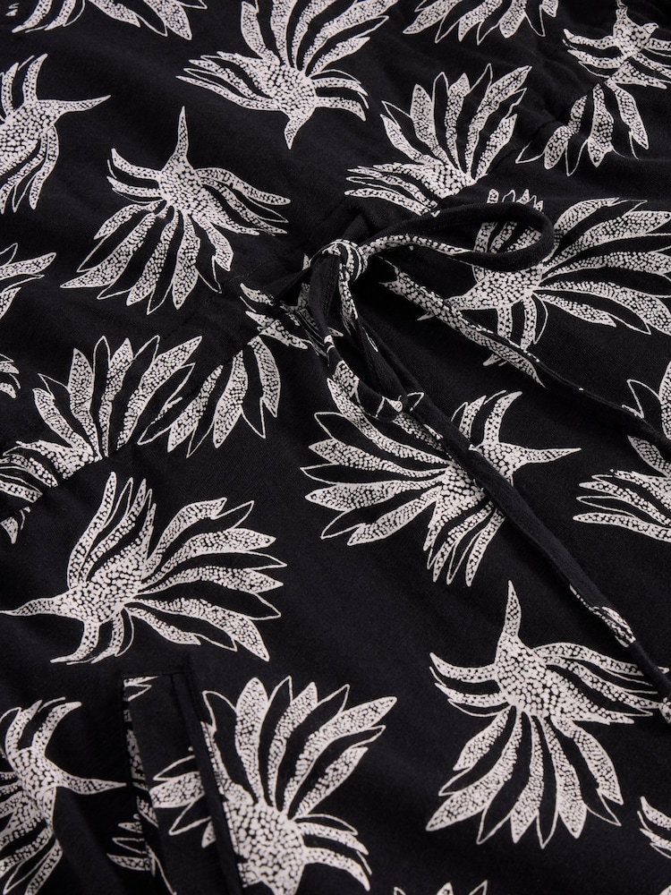 White Stuff Black Heidi 100% Cotton Jersey Dress - Image 6 of 6
