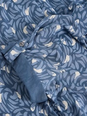 White Stuff Blue Annie Jersey Shirt Dress - Image 6 of 6