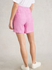 Rosa - White Stuff Belle 100% Linen Shorts - Imagen 2 de 6