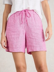 Rosa - White Stuff Belle 100% Linen Shorts - Imagen 3 de 6