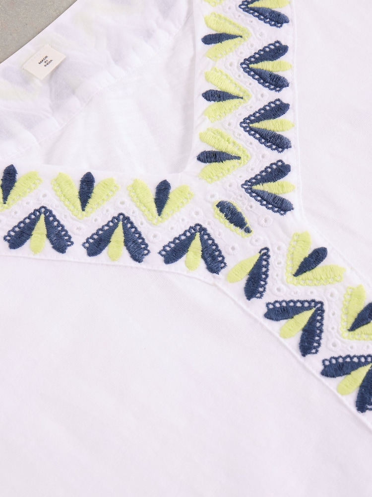 White Stuff Neva Embroidered Top - Imagen 6 de 6 White Stuff Neva Embroidered Top - Imagen 6 de 6