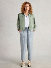 White Stuff Green Camille Denim Jacket - Image 1 of 6