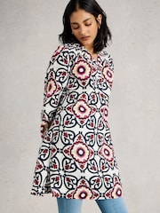 White Stuff White Blake 100% Linen Tunic - Image 3 of 6