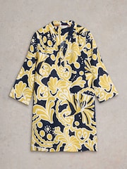 White Stuff Yellow Blake 100% Linen Tunic - Image 5 of 6