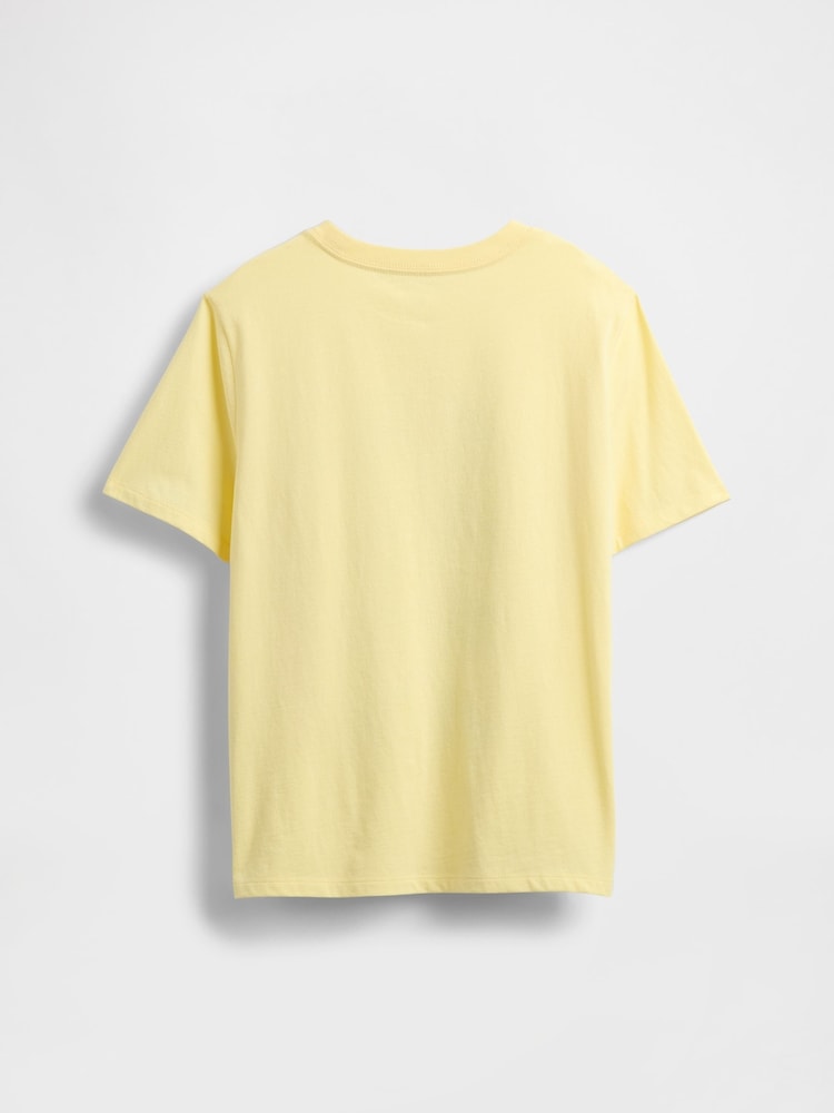 Gap Yellow Short Sleeve Graphic T-Shirt (4-13yrs) - Image 2 of 3